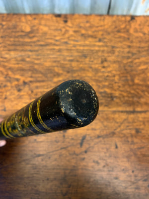 A hand painted Georgian wooden police truncheon