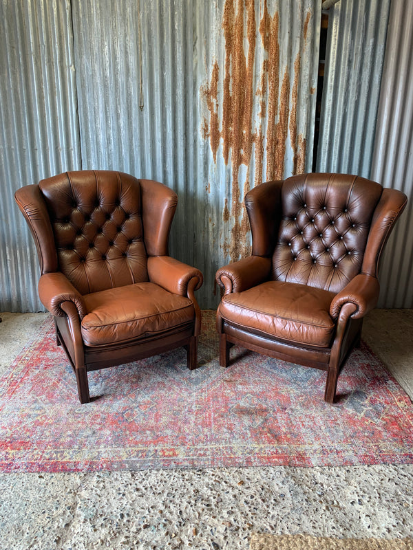 Chesterfield best sale wingback armchair