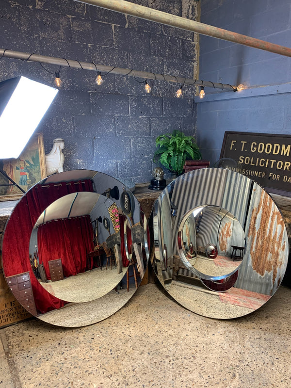 An extra large frameless convex mirror - 121cm ~A - Belle and Beast ...