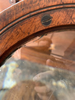 A very large 19th Century magnifying lens