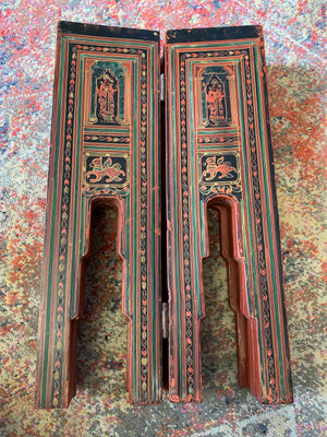 A Burmese octagonal carved table