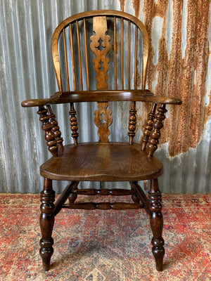 A 19th Century Windsor armchair