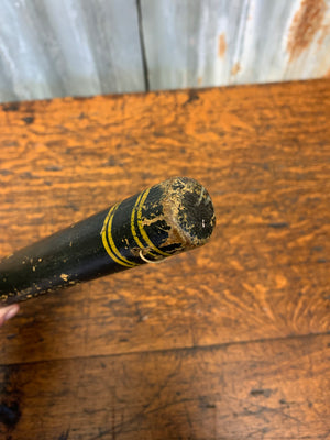 A hand painted Georgian wooden police truncheon