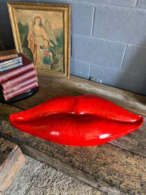 A large pair of lips