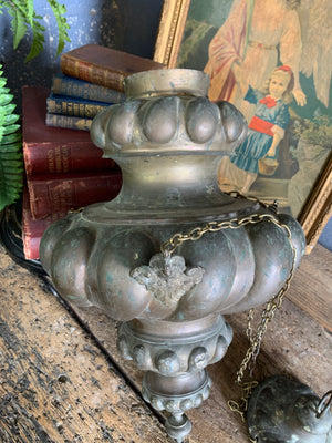 A bronze ecclesiastical censer