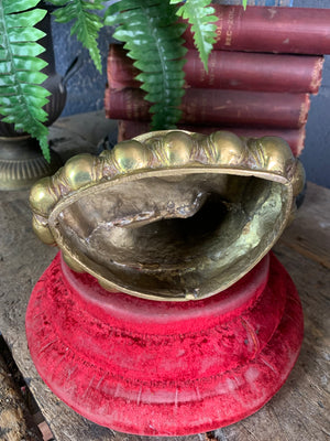 A bronze seated Buddha figure