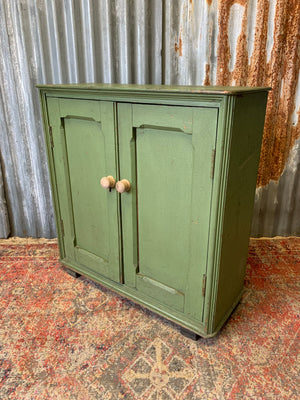A Victorian two door cupboard