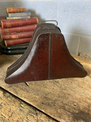 A Royal Navy bicorn hat in monogrammed tin