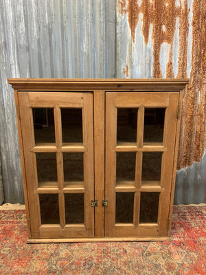 A Victorian glazed dresser cabinet