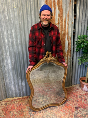 A large Louis Philippe gilt mirror