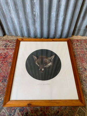 A framed mezzotint entitled "Sly Boots" by William Spooner