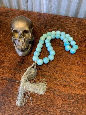 A set of large turquoise Mala beads ~ Set B