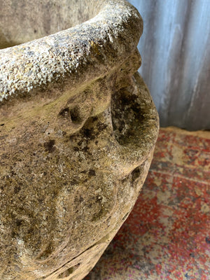 A pair of cast stone Cotswold Studios planters