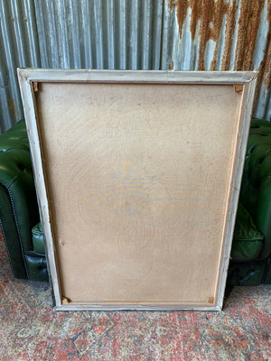 A large original Dutch school floral oil on canvas