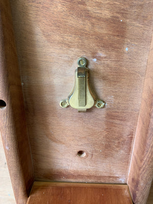 A Georgian style tilt top table with ball and claw feet