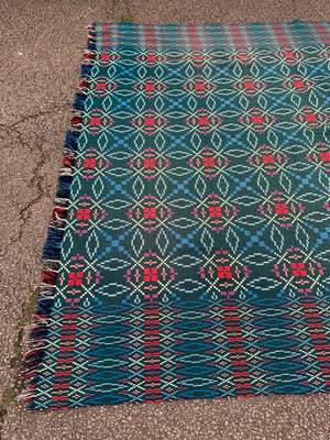 A very large woollen Welsh blanket