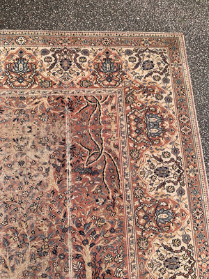 A large square Persian Paradise Park/Tree of Life rug ~ 360cm x 337cm