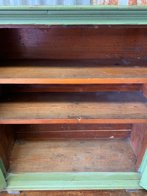 A Victorian two door cupboard