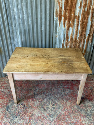 A pine kitchen table by Staines of Westminster