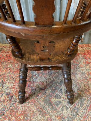 A 19th Century Windsor armchair