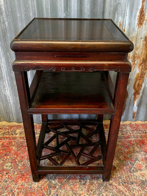 A Chinese wooden tea table ~ C