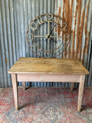 A pine kitchen table by Staines of Westminster