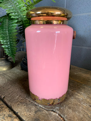 A large Royal Pharmaceutical Society apothecary jar - Peruv. Bark