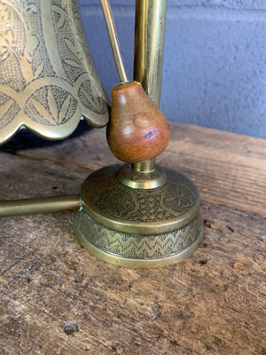 An Indonesian brass bell gong