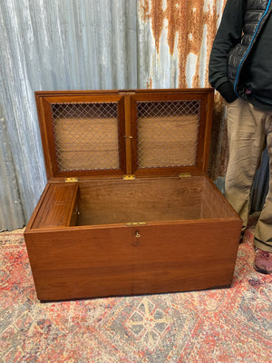 An Anglo-Indian campaign steamer trunk