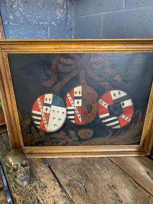 A 19th Century funerary hatchment