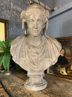 A large Country House style bust of an unknown female