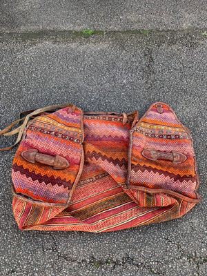 A large Persian camel bag