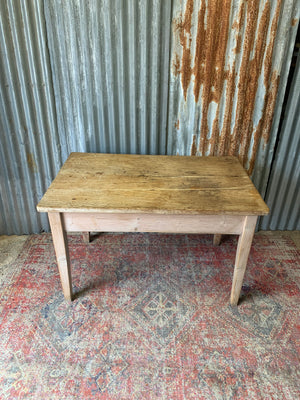 A pine kitchen table by Staines of Westminster