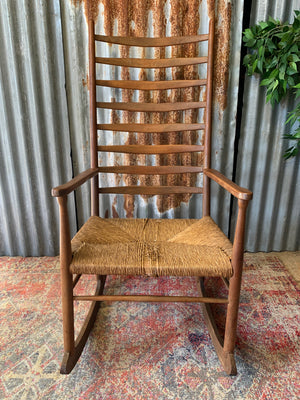 A modernist rocking chair