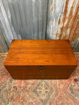 An Anglo-Indian campaign steamer trunk