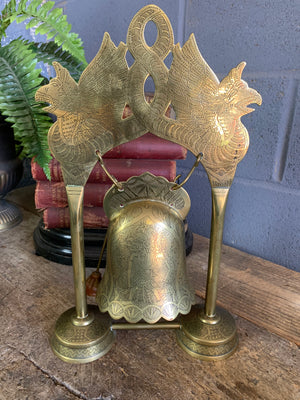 An Indonesian brass bell gong