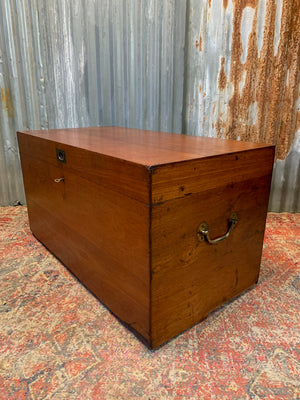 An Anglo-Indian campaign steamer trunk