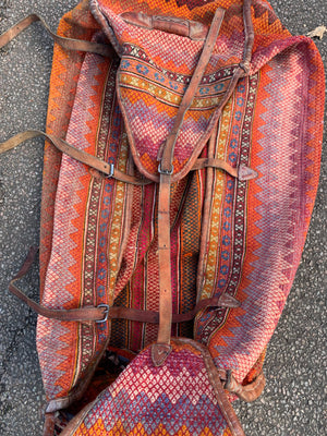 A large Persian camel bag