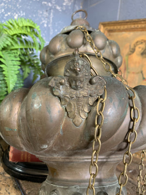 A bronze ecclesiastical censer