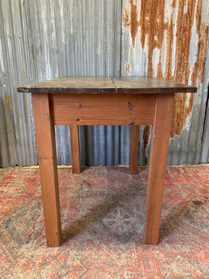 An Industrial wooden workbench