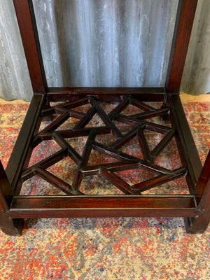 A Chinese wooden tea table ~ C