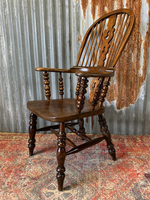 A 19th Century Windsor armchair