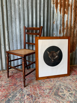 A framed mezzotint entitled "Sly Boots" by William Spooner