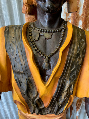 A full size Blackamoor figure with tray