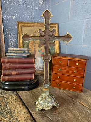 A large French altar crucifix