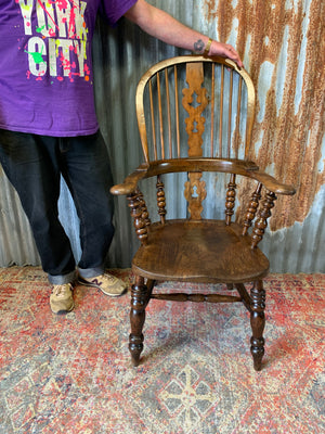 A 19th Century Windsor armchair