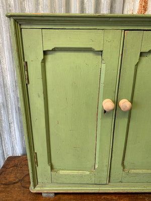 A Victorian two door cupboard