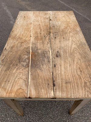 A pine kitchen table by Staines of Westminster