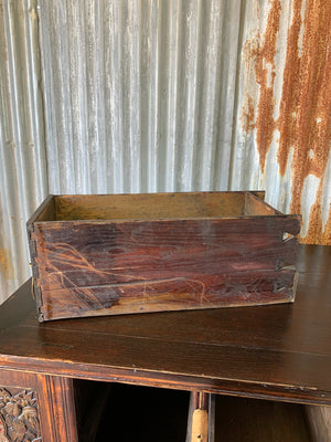 A carved wooden Chinese altar cabinet