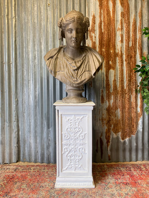 A large Country House style bust of an unknown female